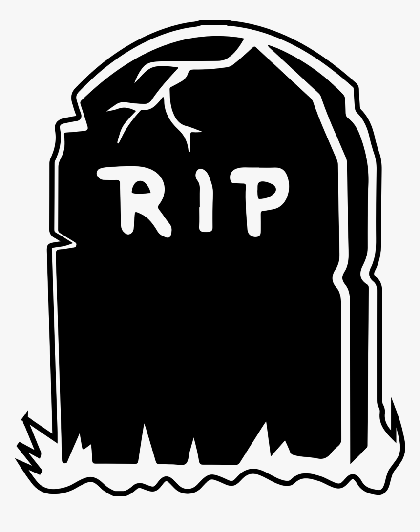 Headstone Drawing Youtube Clip Art - Tombstone Clip Art, HD Png Download, Free Download