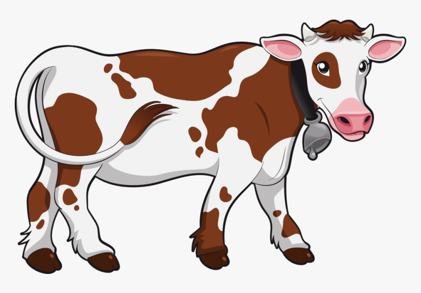Cow Clipart Gold - Transparent Background Cow Clipart, HD Png Download, Free Download