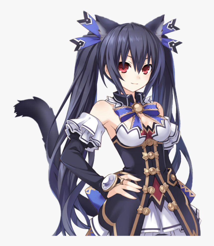 #anime #cat #neko #girl #hot #kawaii - Hyperdimension Neptunia Noire Fanart, HD Png Download, Free Download