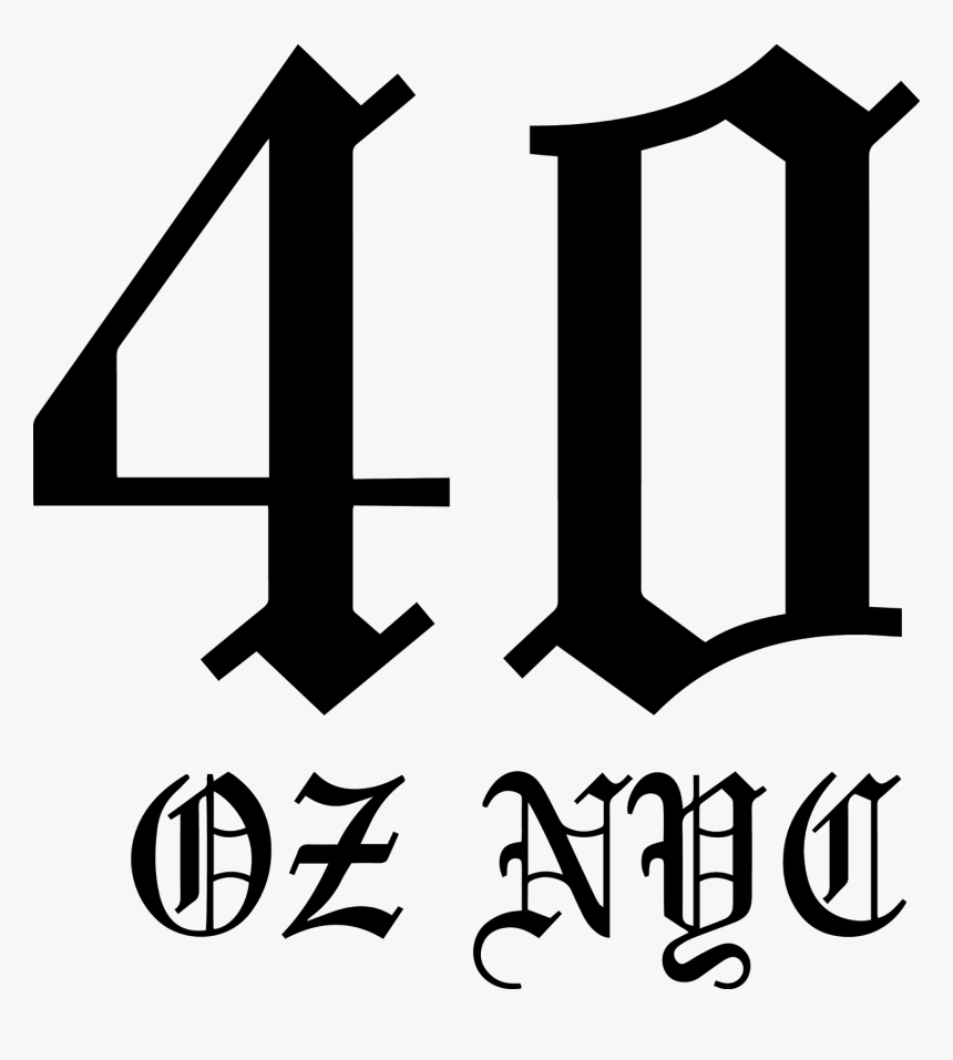 40oz Nyc Logo, HD Png Download, Free Download