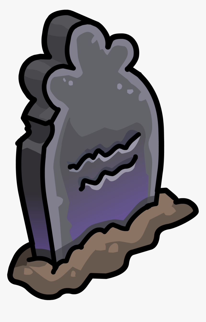 Club Penguin Wiki - Cartoon Gravestone Transparent, HD Png Download, Free Download