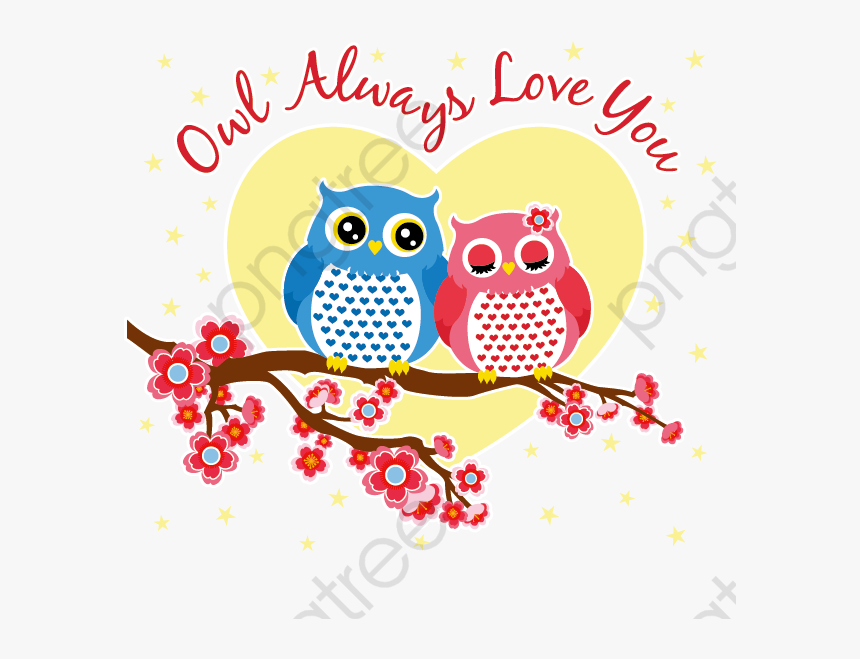 Love Clipart Owl - Yearly Calendar 2019 Owl, HD Png Download, Free Download