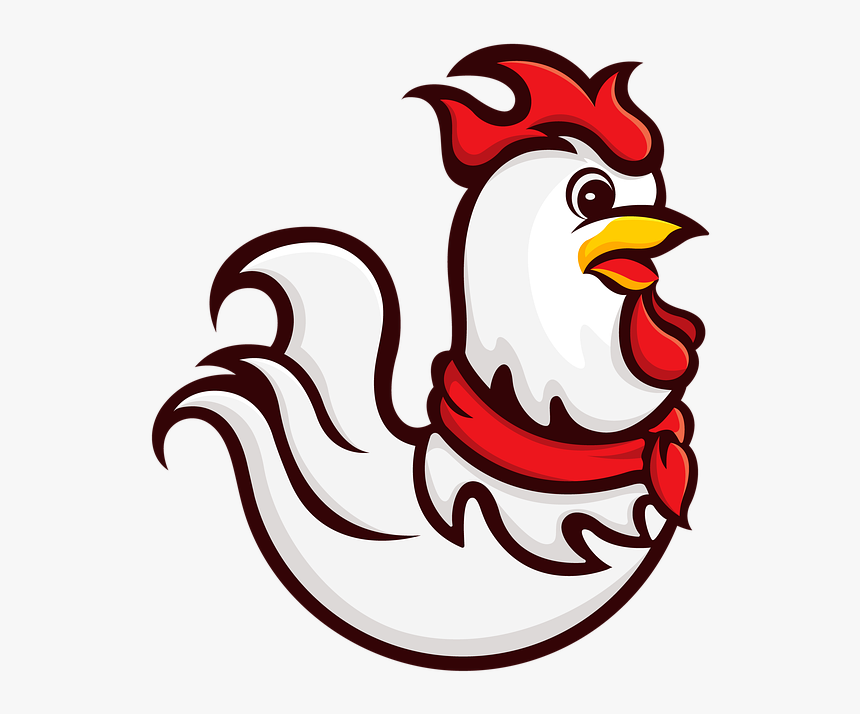 Logo, Chicken, Hen, Rooster, Cartoon, Cute, Farm, HD Png Download, Free Download