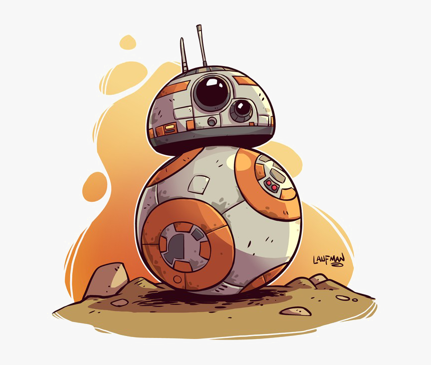 Bb-8 Star Wars Png Picture - Star War Cartoon Characters, Transparent Png, Free Download