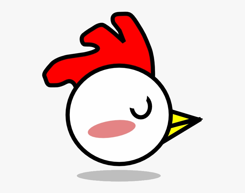Chicken Clipart Shadow Cartoon Head Transparent Png - Chicken Clipart Transparent Background, Png Download, Free Download