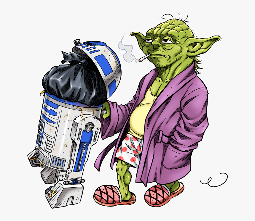 Yoda Master Cartoons Funny, HD Png Download, Free Download