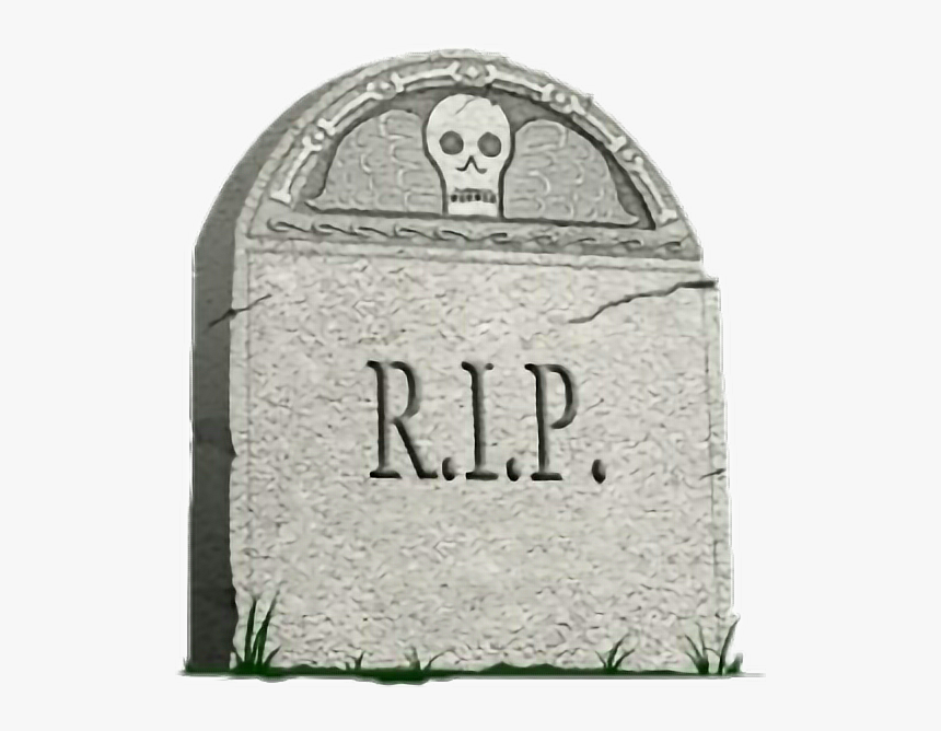 #rip #dead #grave #gravestone #tombstone - Transparent Background Tombstone Png, Png Download, Free Download