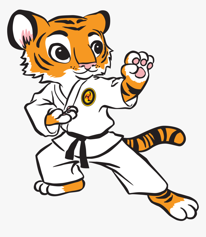 Karate Tiger Clipart, HD Png Download, Free Download