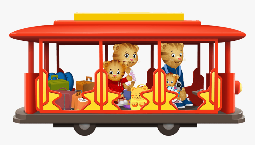 Daniel Tiger In A Streetcar - Trolley From Daniel Tiger, HD Png Download, Free Download