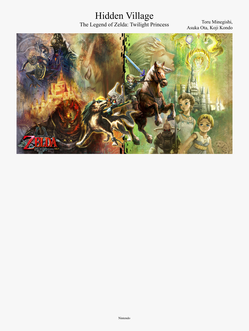 Transparent Wii U Png - Twilight Princess Hd Artwork, Png Download, Free Download