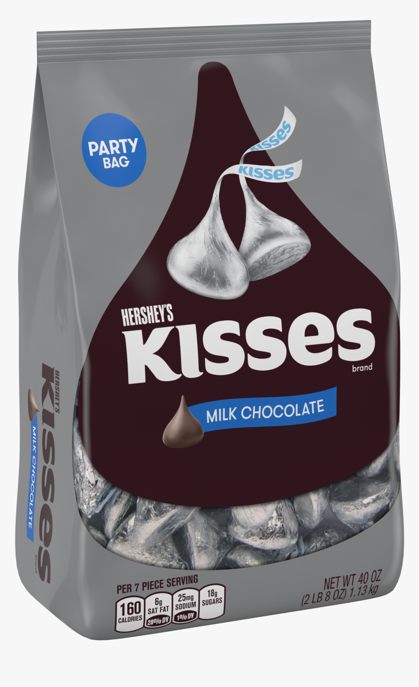 Kisses, Milk Chocolate Candy, 40 Oz - Hershey Kisses Milk Chocolate, HD Png Download, Free Download