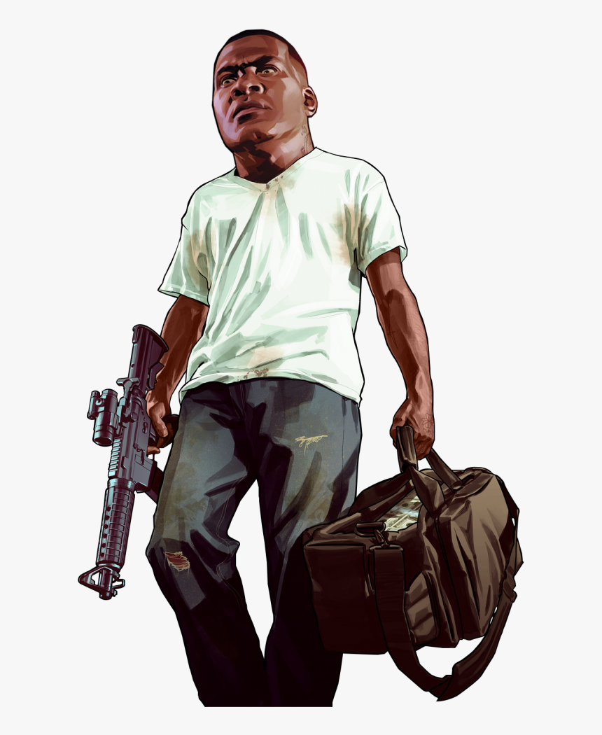 Gta V Characters Png - Franklin Gta V Png, Transparent Png, Free Download