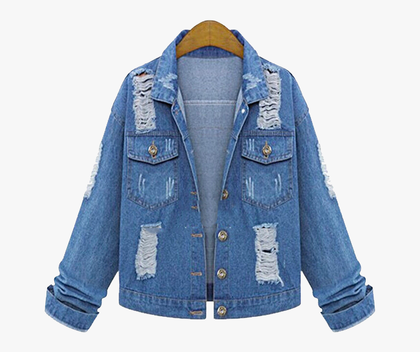 Jeans Jacket Png Image - Plus Size Ladies Denim Jackets, Transparent Png, Free Download