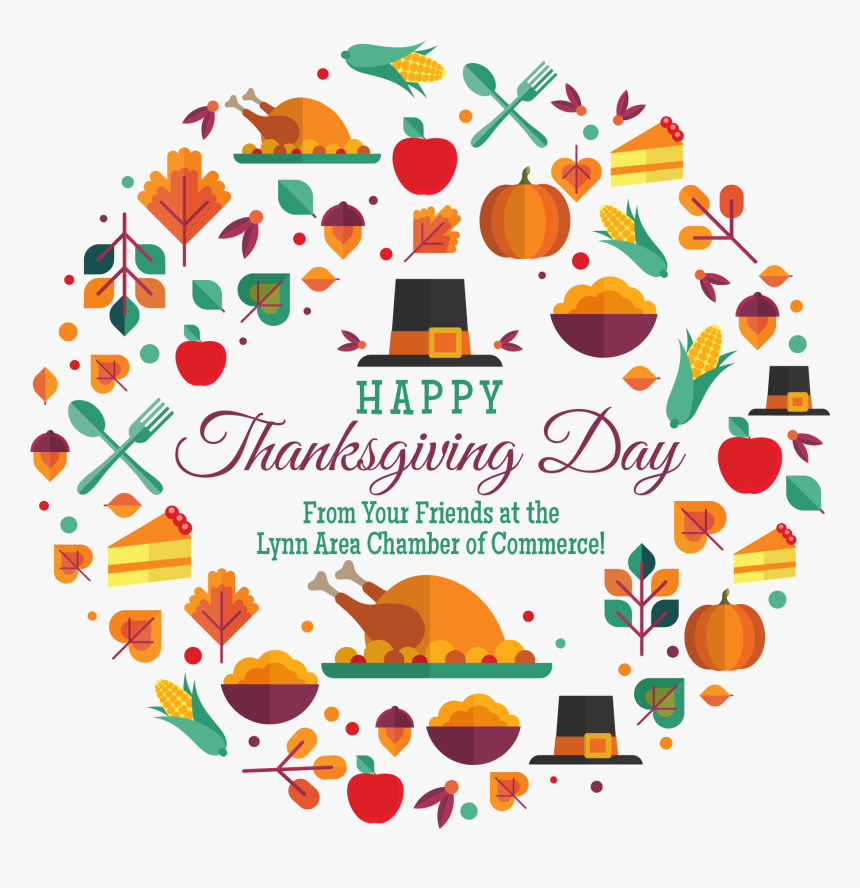 Happy Thanksgiving Day Wish Place Cards Holiday - Happy Thanksgiving Vector Free, HD Png Download, Free Download