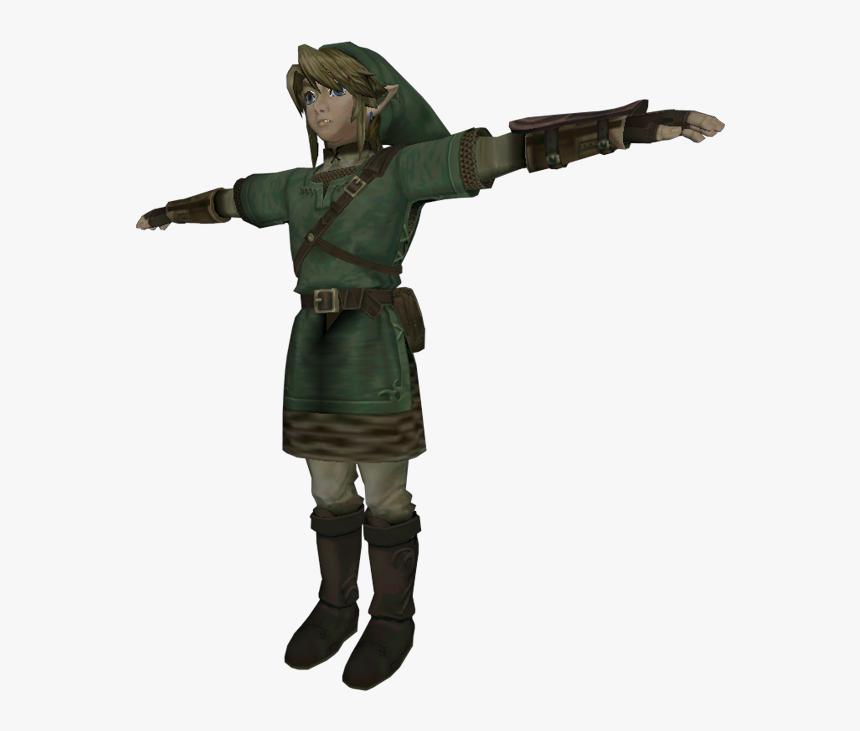 Download Zip Archive - Legend Of Zelda Twilight Princess Link Model, HD Png Download, Free Download