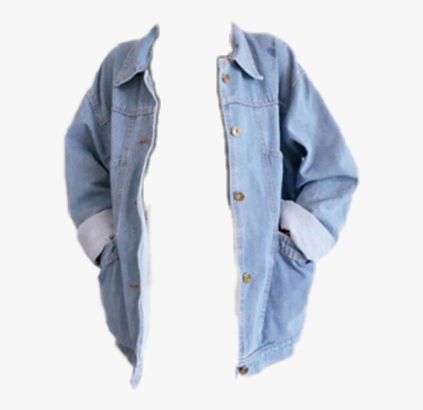 Transparent Denim Jacket Png - Loose Denim Jacket Girls, Png Download, Free Download