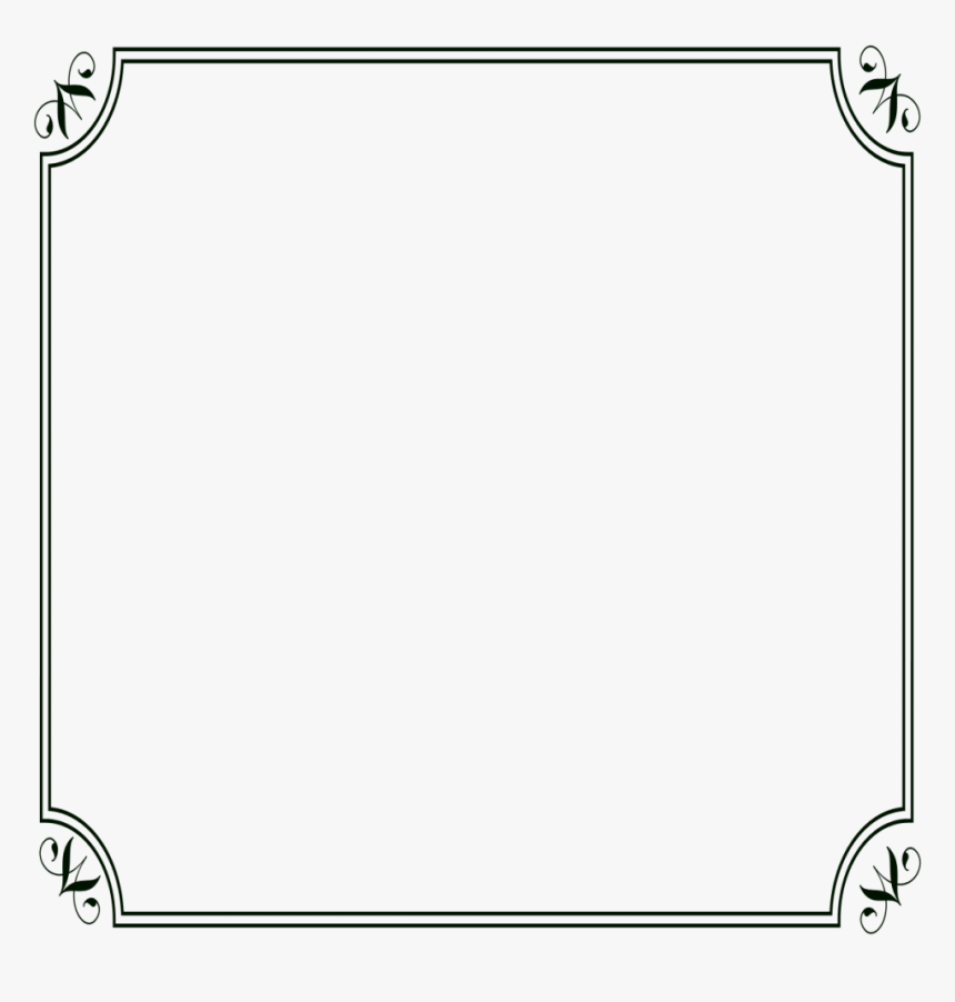 Download Black Border Frame Png Picture 069 - Page Border Png Transparent, Png Download, Free Download