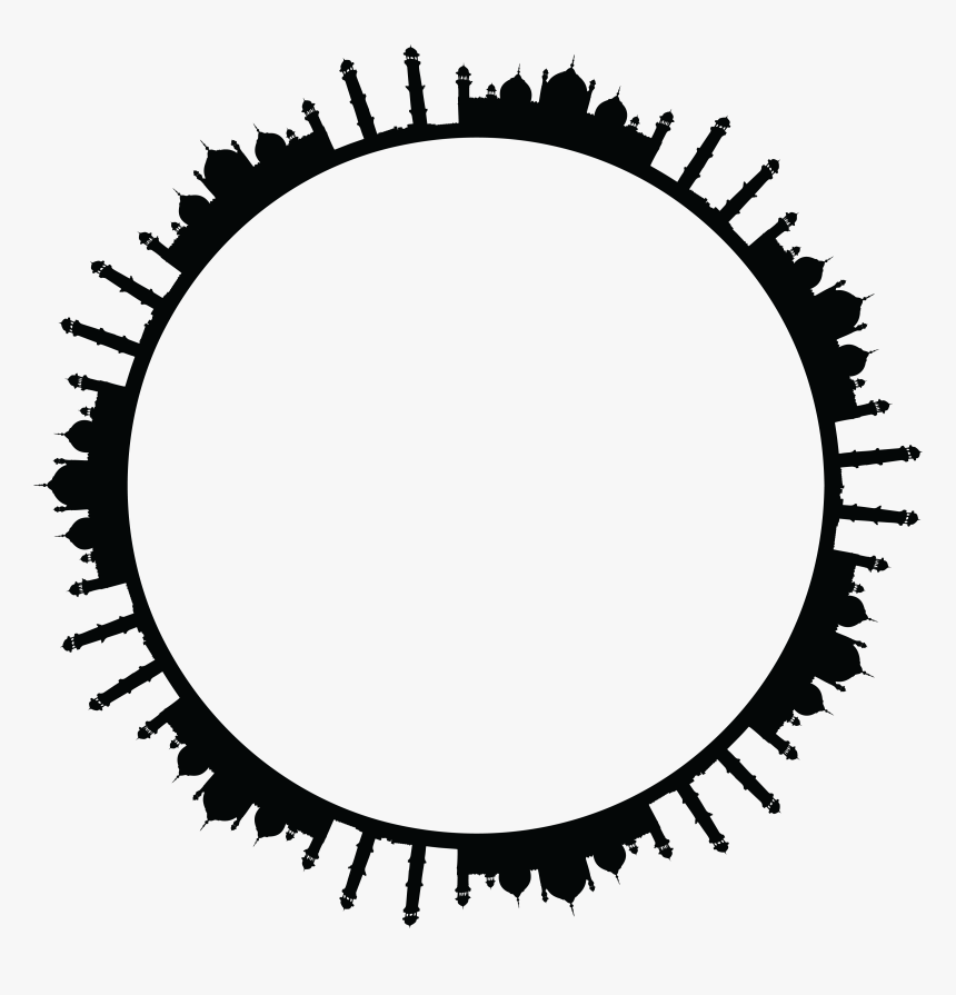 Black Circle Frame Png, Transparent Png, Free Download