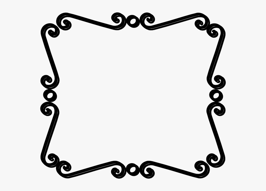 Download Black Frame Svg Clip Arts Border Clipart Black And White Hd Png Download Kindpng