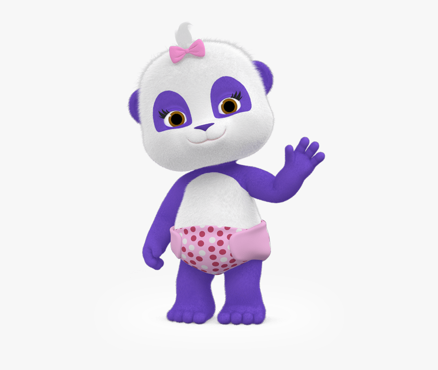 Word Party Lulu The Panda Waving - Lulu Word Party Characters, HD Png Download, Free Download