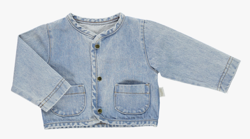 Poudre Organic Denim Jacket - Cardigan, HD Png Download, Free Download