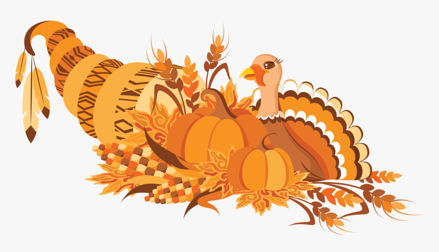 Thanksgiving Day 2018 Clipart For Whatsapp - Turkey Thanksgiving Png, Transparent Png, Free Download