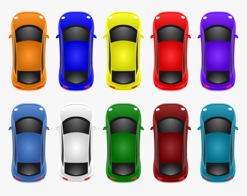Small Car Clipart 55 From Above - Top View Small Car Png, Transparent Png, Free Download