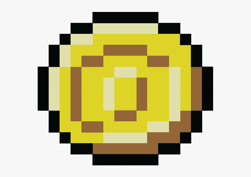 Download Pixel Coin Png Png Images - Pixel Art Minecraft Emoji, Transparent Png, Free Download