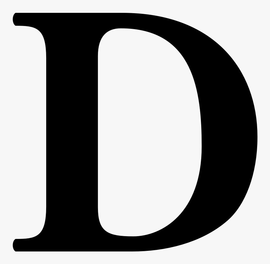 Letter D Png - D Font Png, Transparent Png, Free Download