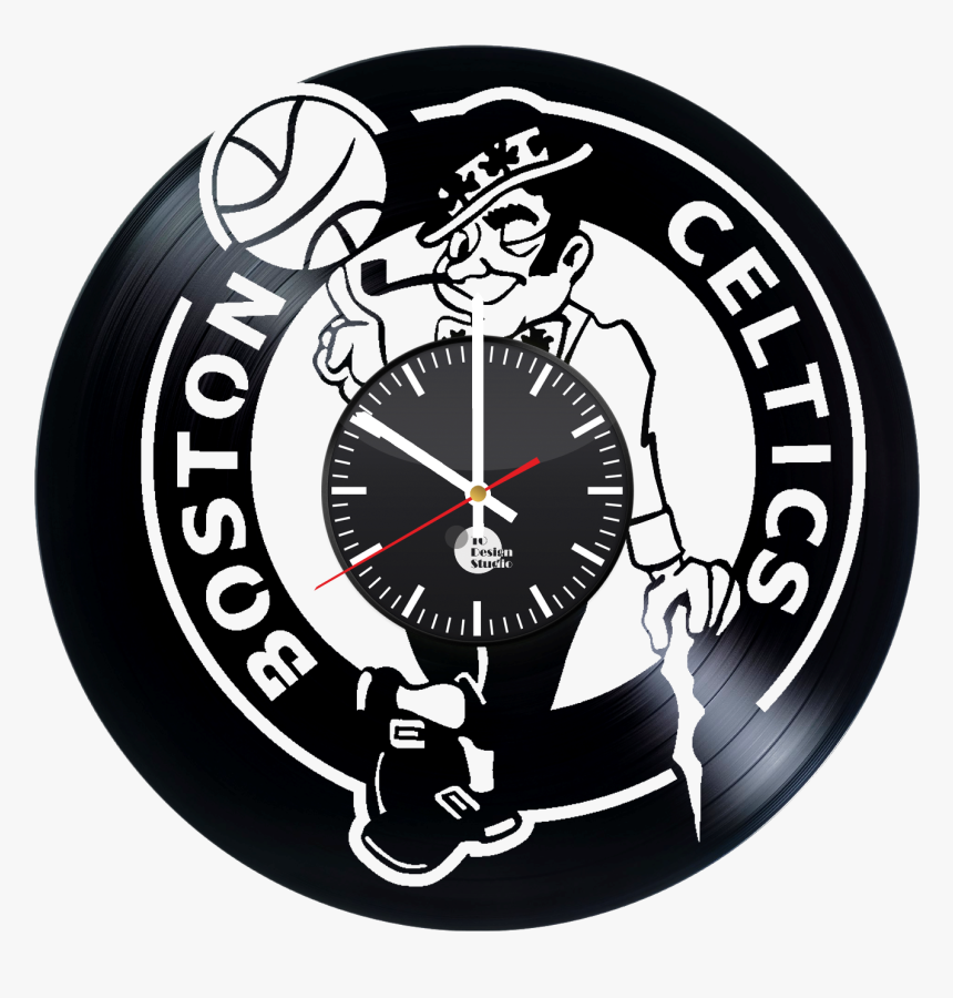 Boston Celtics Jersey Handmade Vinyl Record Wall Clock, HD Png Download, Free Download
