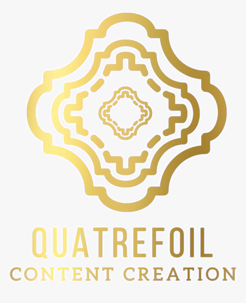 Quatrefoil Gold Foil Logo - Graphic Design, HD Png Download, Free Download