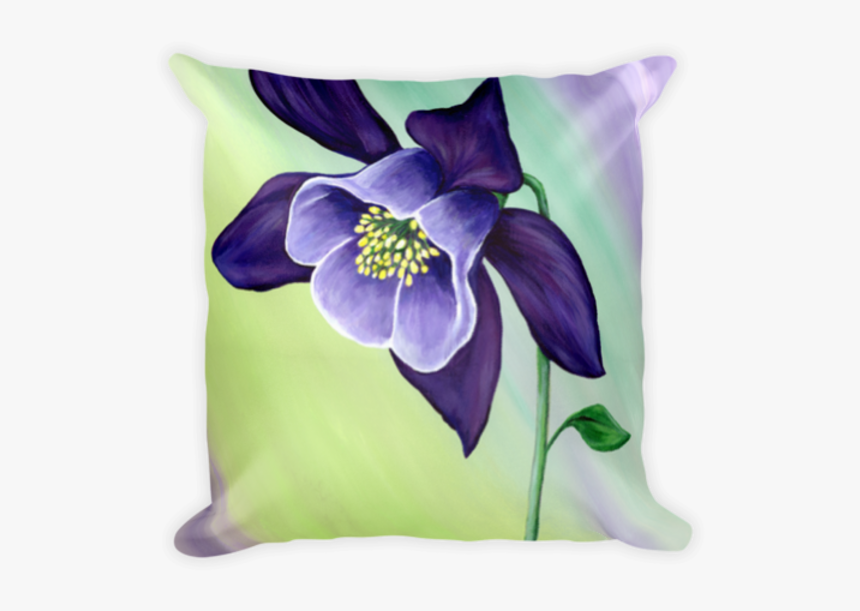 Columbine Pillow Qgvlmw - Cushion, HD Png Download, Free Download