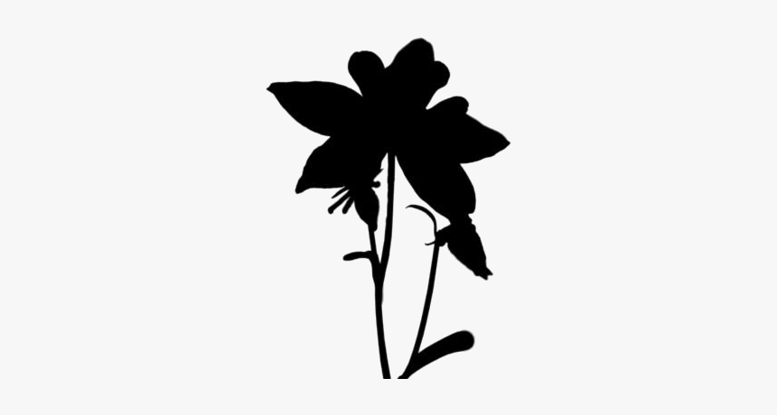 Columbine Flower Png Image Clipart - Columbine Flower Silhouette, Transparent Png, Free Download