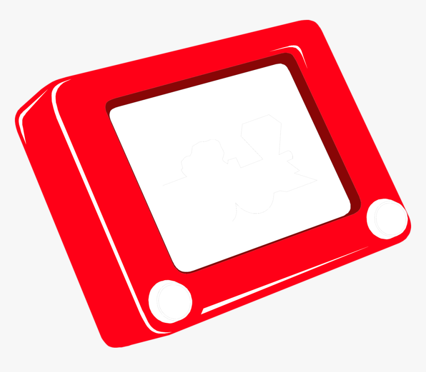 Etching Drawing Etched - Etch A Sketch Clipart, HD Png Download, Free Download