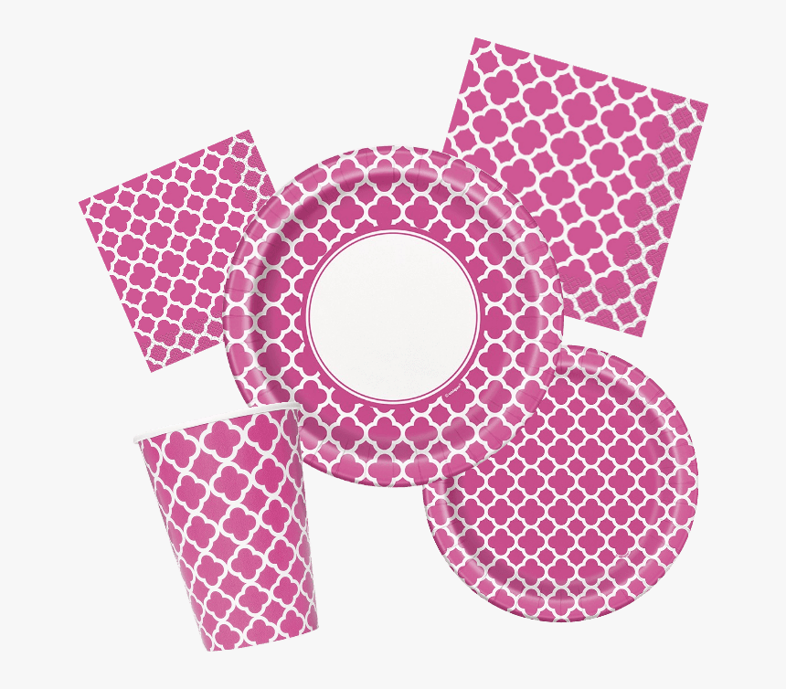 Hot Pink Quatrefoil - Snoopy W Letters Clip Art, HD Png Download, Free Download