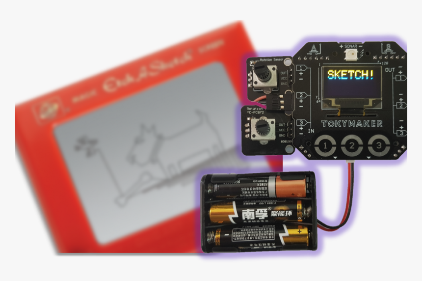 Etch A Sketch - Microcontroller, HD Png Download, Free Download