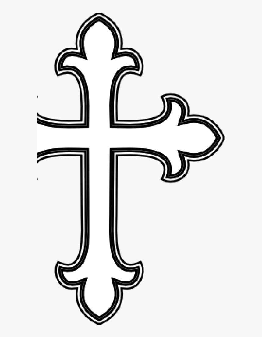 Cross Clipart Quatrefoil - Transparent Fancy Cross Clipart, HD Png Download, Free Download