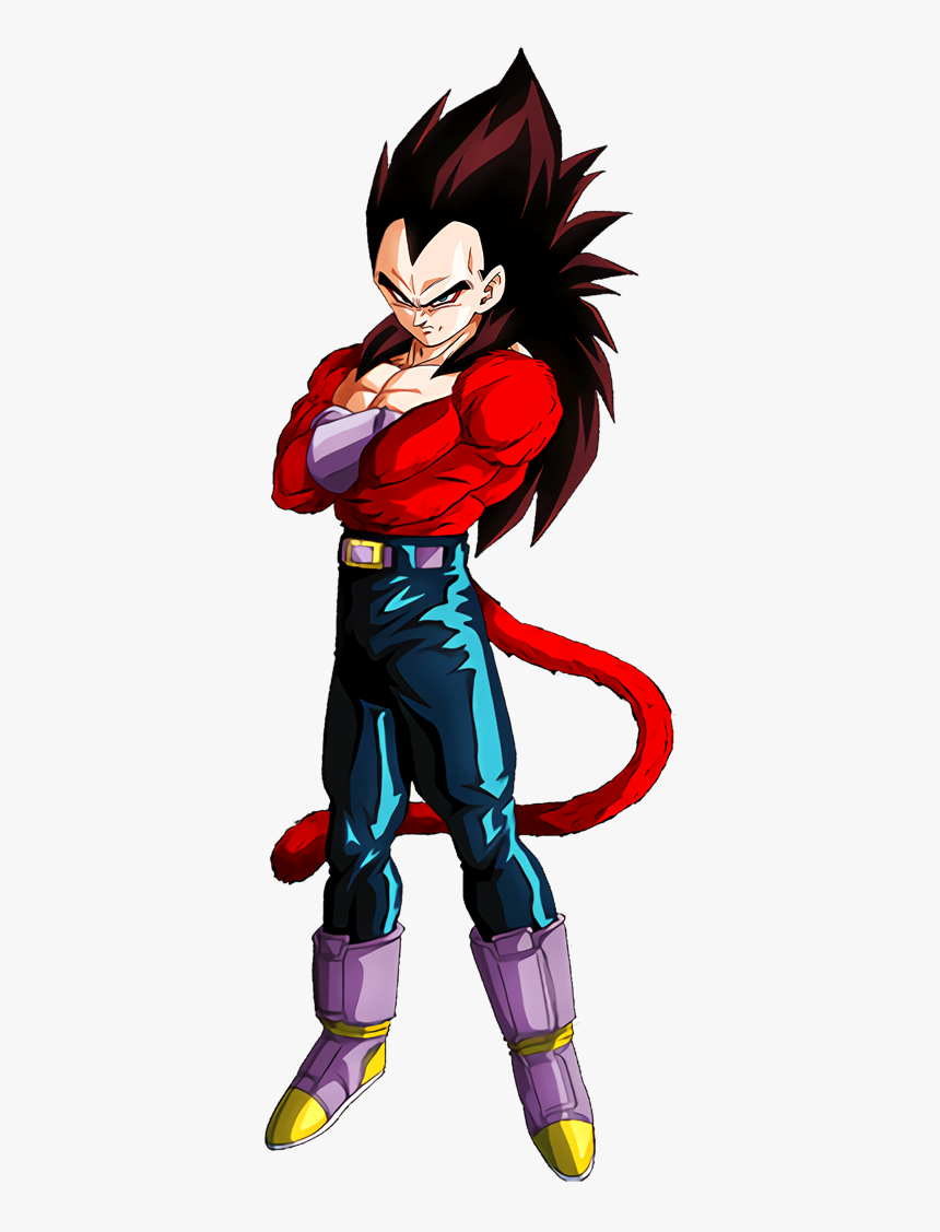 Image - Vegeta Ssj4 Render Dokkan, HD Png Download, Free Download