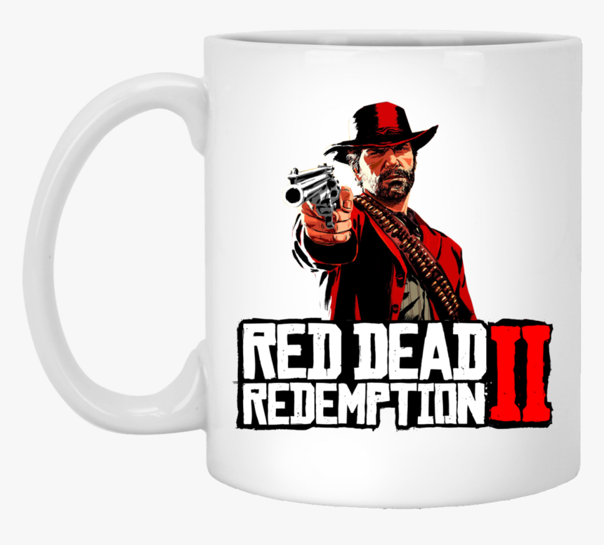 White Red Dead Redemption Coffee Mug Cup Red Dead Redemption - Coffee Cup, HD Png Download, Free Download
