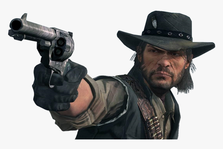 Red Dead Redemption John Marston Png - Long Haired Video Game Characters, Transparent Png, Free Download