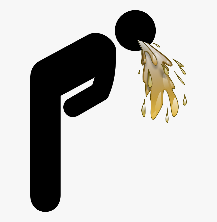 Homme Malade Vomir - Throwing Up Stick Figure, HD Png Download, Free Download