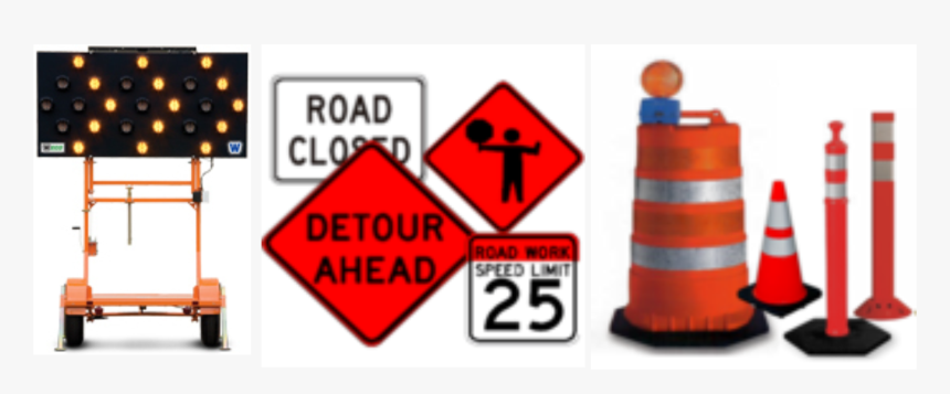 Construction Sign Traffic Controller, HD Png Download, Free Download