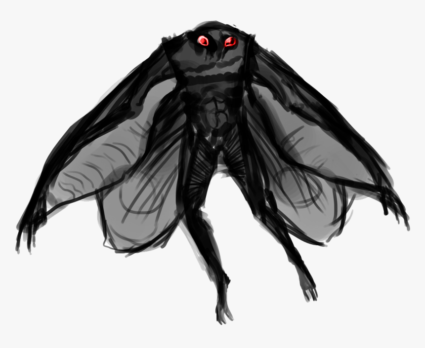 Moth Man Png Transparent Image - Mothman Png, Png Download, Free Download