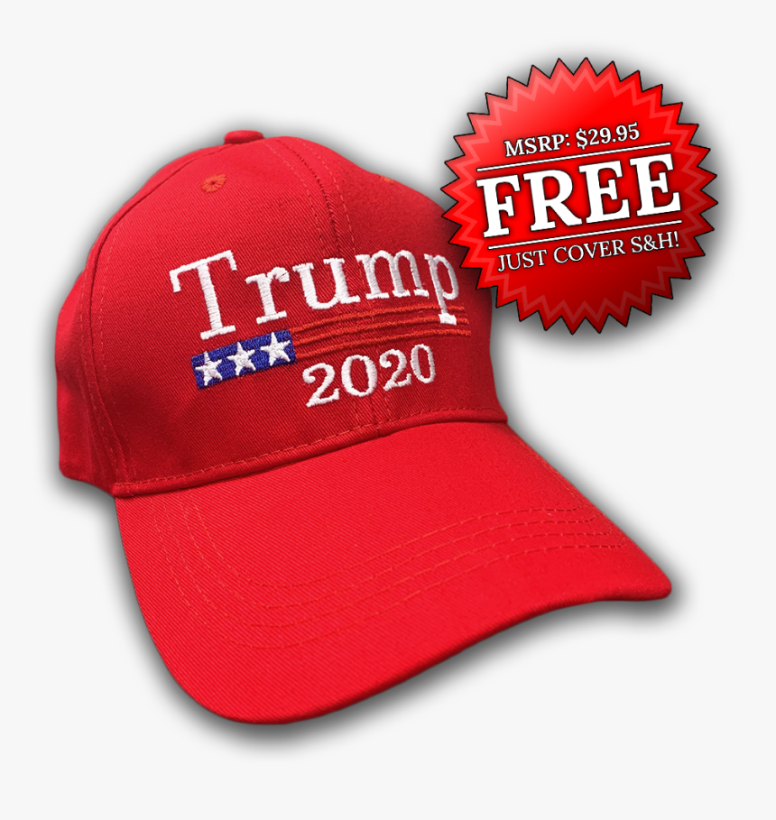 Red Baseball Hat Png, Transparent Png, Free Download