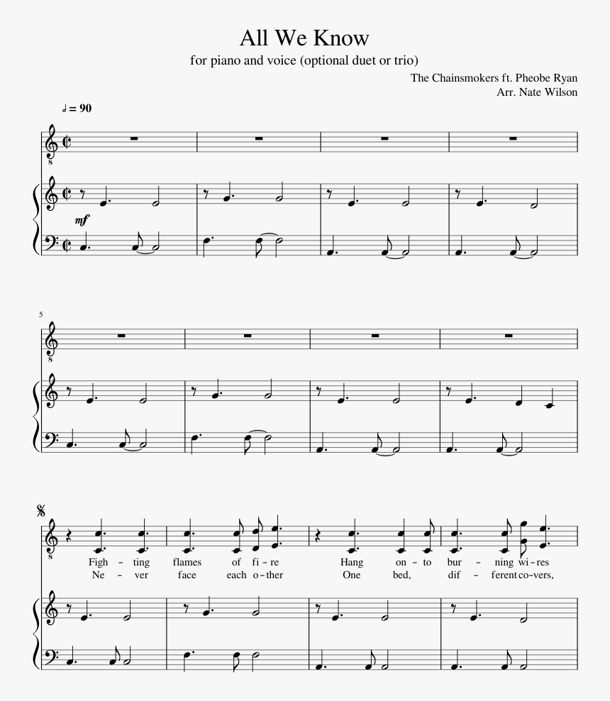 Entry Of The Gladiators Partitura, HD Png Download, Free Download