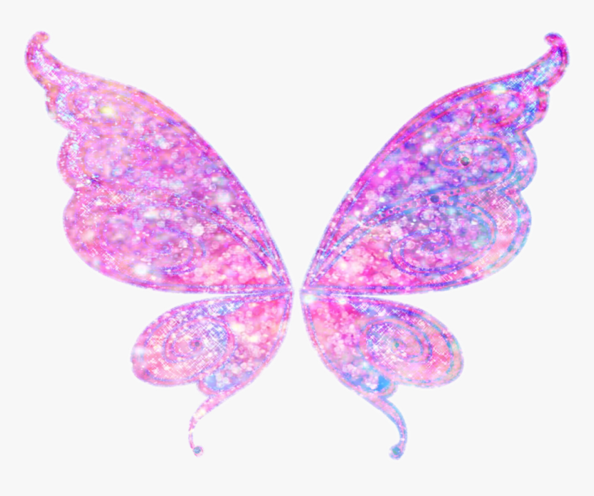 Butterfly Cliparts Png Glitter - Fairy Wings For Editing, Transparent Png, Free Download