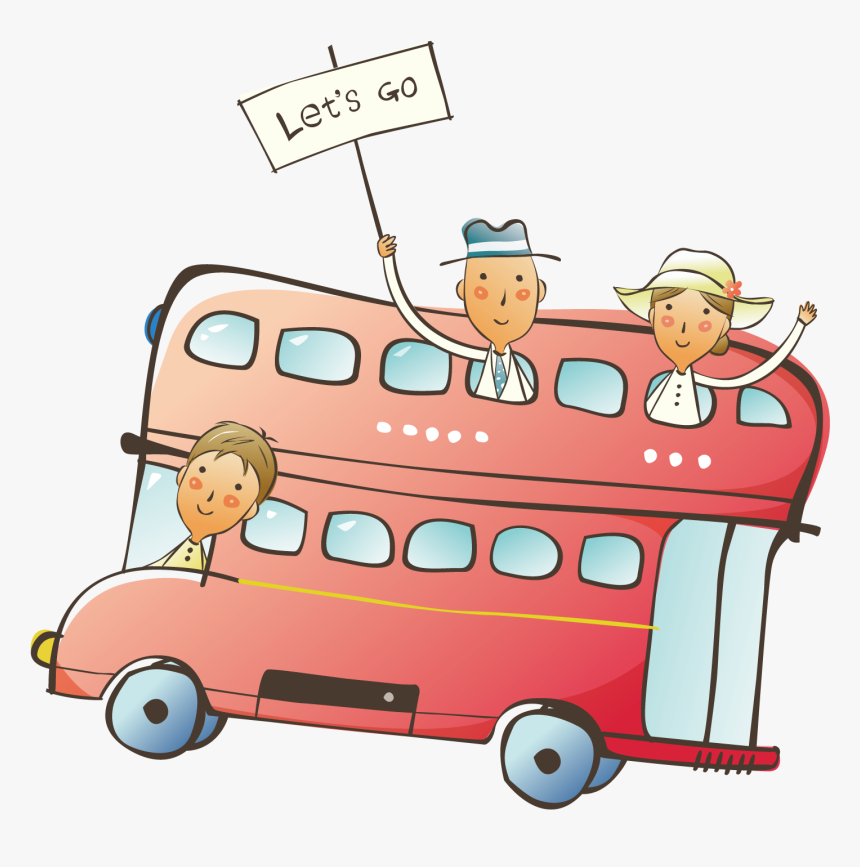 Clip Art Double Happiness Buses - Bus, HD Png Download, Free Download