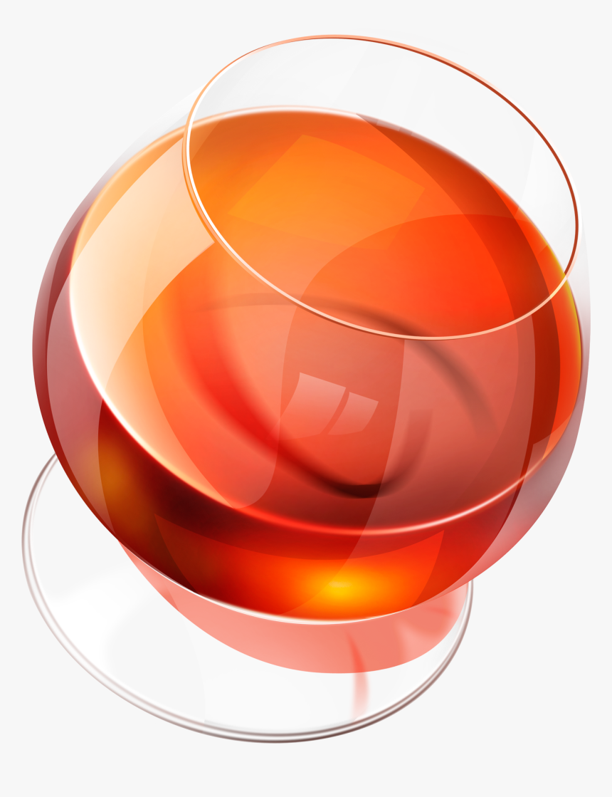 Glass, Cognac, Drink, Alcohol, Cocktail, Bar, Binge - Бокалы Коньячные Png, Transparent Png, Free Download