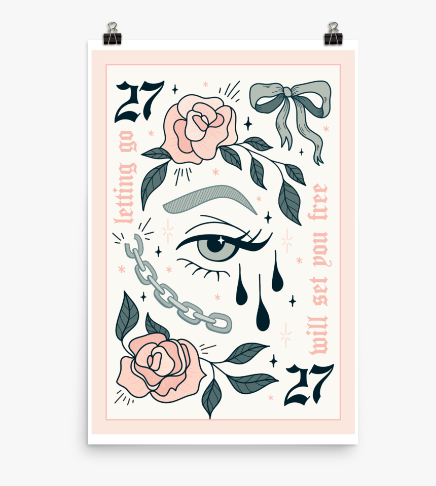 Lindsey Rem Lucky Card 27 Poster - Graphic Design Lindseyrem, HD Png Download, Free Download