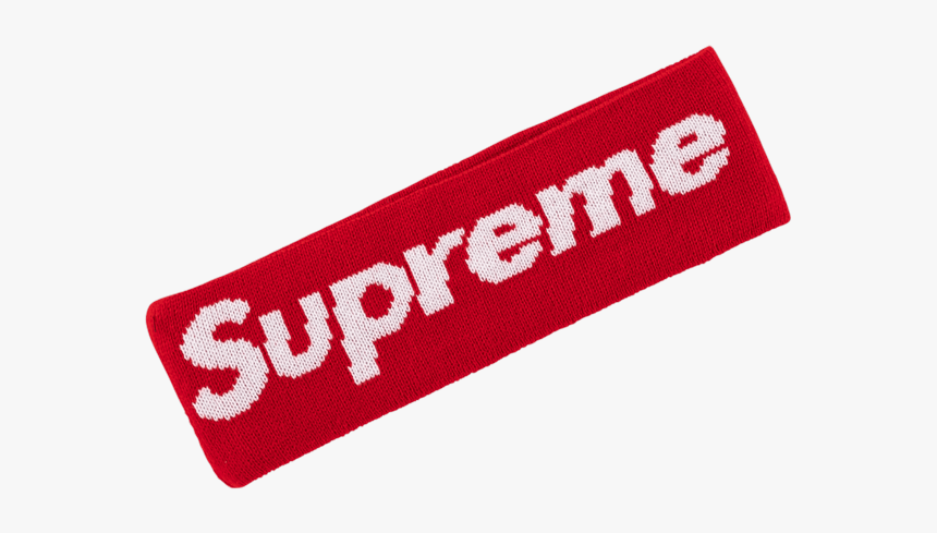 Supreme New Era Big Logo Headband "fw - Label, HD Png Download, Free Download
